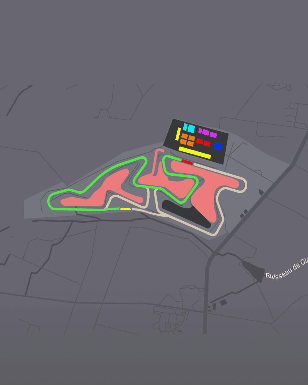 Le plan officiel du Retro Slide Festival 2025