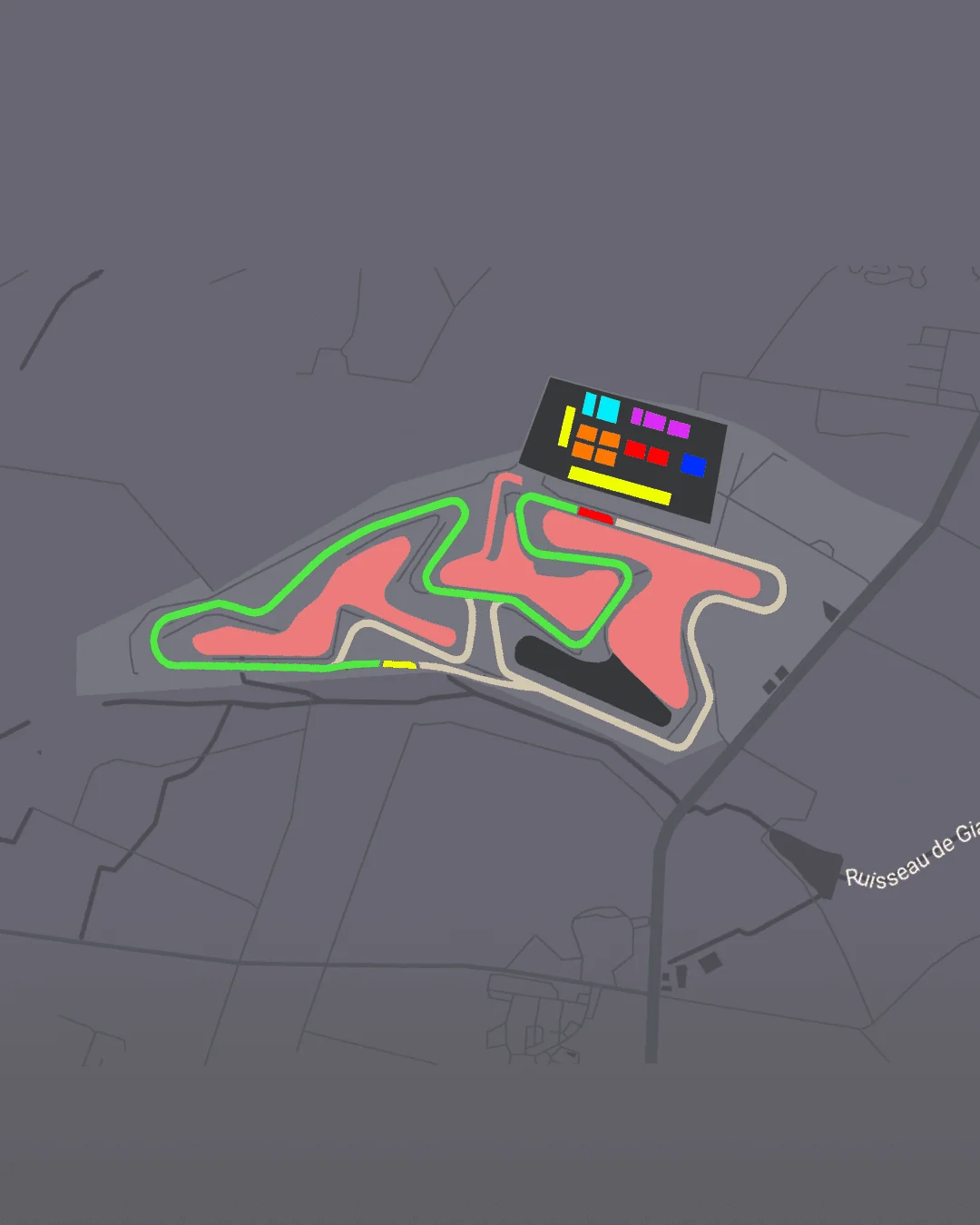 Le plan officiel du Retro Slide Festival 2025